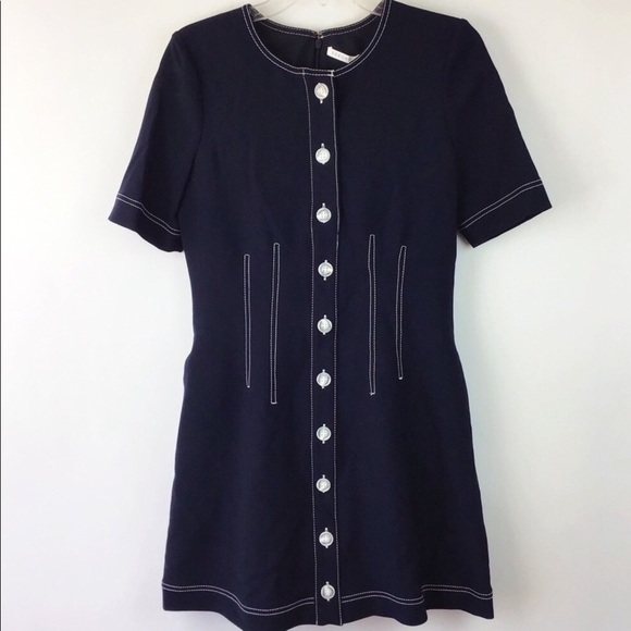 Veronica Beard Dresses & Skirts - NEW Veronica Beard Navy Retro Dress 6 (1554)